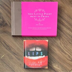 Fashion beauty book bundle home decor design mini books